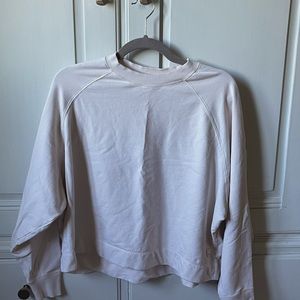 Vuori crew sweatshirt in cream